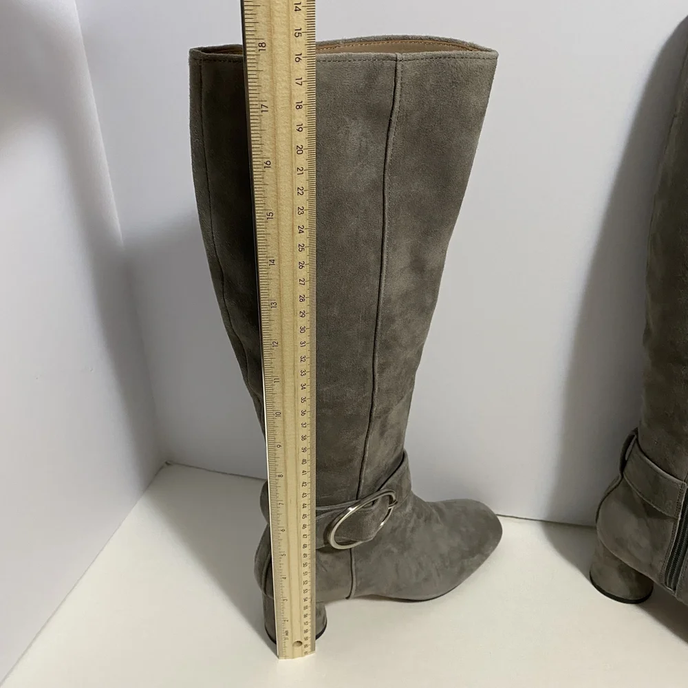 Donald J. Pliner Gray Over‎ the Knee Boots